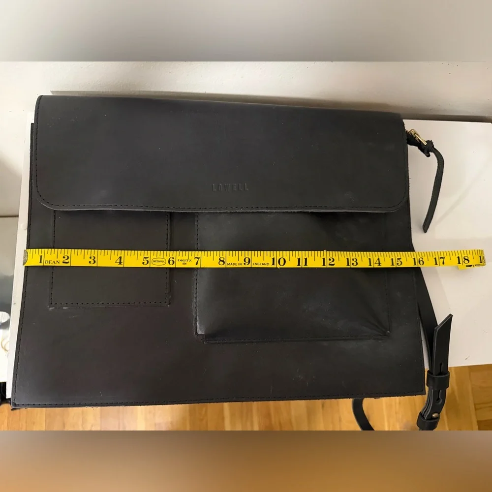 Lowell MTL Full-Grain Leather Messenger Bag, Designed & Handcrafted in Montreal